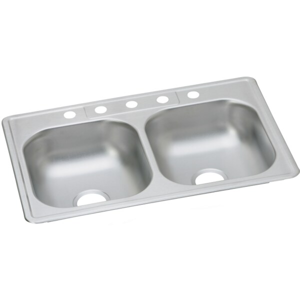 Kitchen Sink, Top Mount, Stainless steel Finish